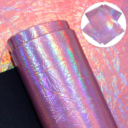 Glistening Creativity: Transform Your Projects with Burst Crack Faux Leather Sheets - Très Elite