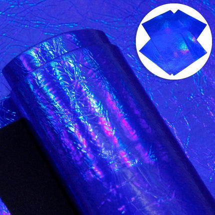 Glistening Creativity: Transform Your Projects with Burst Crack Faux Leather Sheets - Très Elite