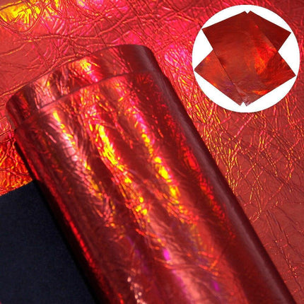 Glistening Creativity: Transform Your Projects with Burst Crack Faux Leather Sheets - Très Elite