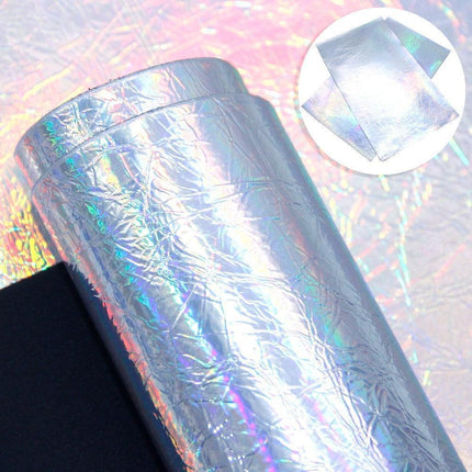 Glistening Creativity: Transform Your Projects with Burst Crack Faux Leather Sheets - Très Elite