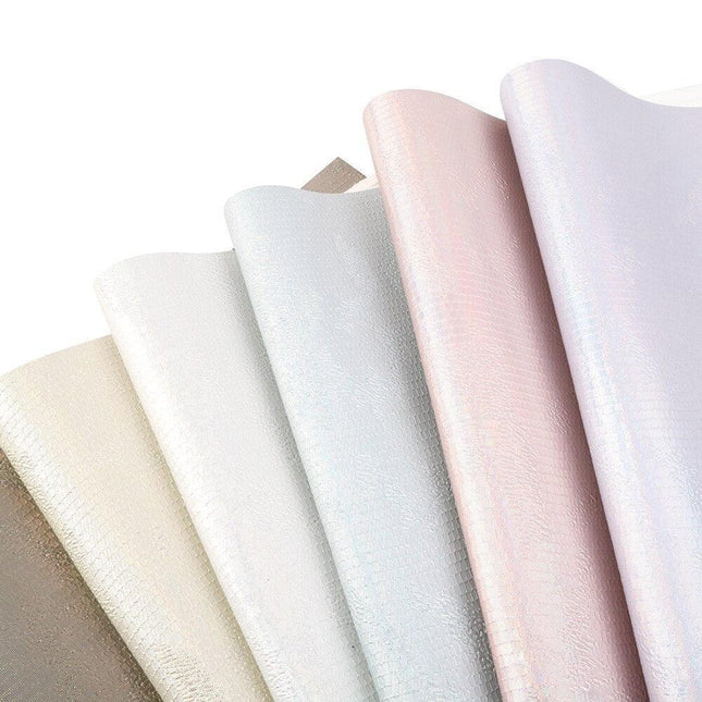 Glistening Holographic Faux Leather Craft Sheets - Perfect for Creative DIY Projects