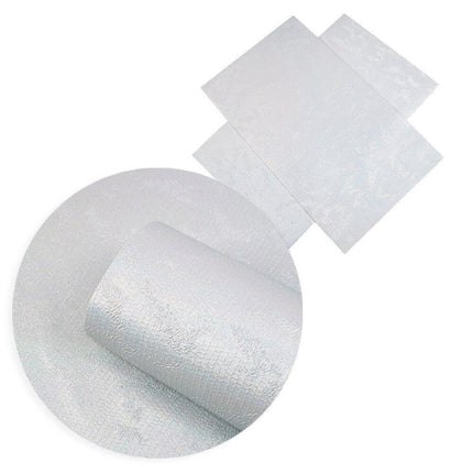 Glistening Holographic Faux Leather Craft Sheets - Perfect for Creative DIY Projects