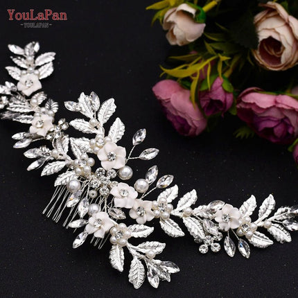 Glistening Rhinestone Bridal Hair Vine - Elegant Wedding Accessory
