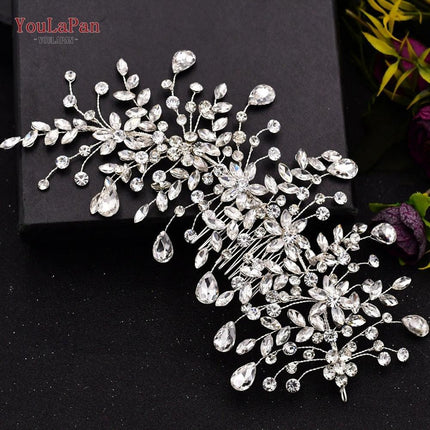 Glistening Rhinestone Bridal Hair Vine - Elegant Wedding Accessory