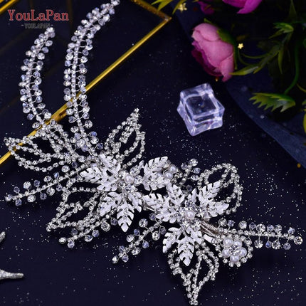 Glistening Rhinestone Bridal Hair Vine - Elegant Wedding Accessory
