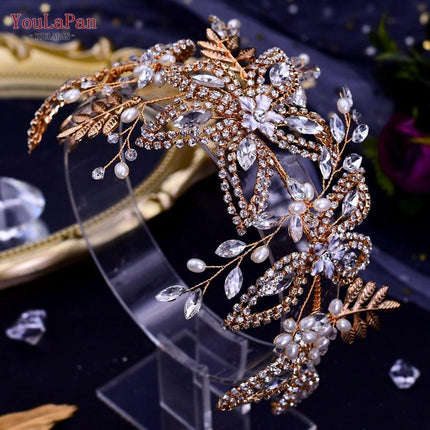 Glistening Rhinestone Bridal Hair Vine - Elegant Wedding Accessory