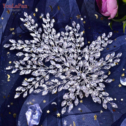 Glistening Rhinestone Bridal Hair Vine - Elegant Wedding Accessory