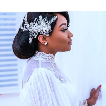 Glistening Rhinestone Bridal Hair Vine - Elegant Wedding Accessory