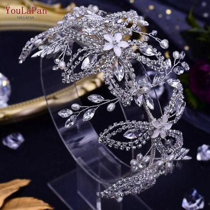 Glistening Rhinestone Bridal Hair Vine - Elegant Wedding Accessory