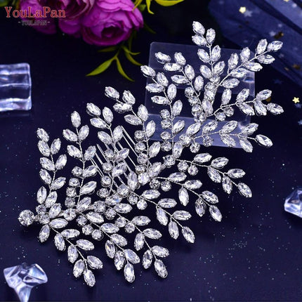 Glistening Rhinestone Bridal Hair Vine - Elegant Wedding Accessory