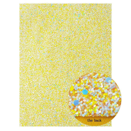 Glittering Chunky PU Leatherette: The Ultimate DIY Crafting Companion - Très Elite