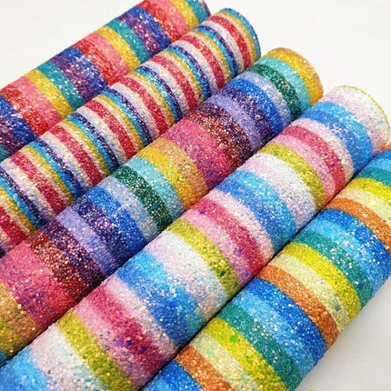Glittering Leatherette Craft Sheets for Radiant Projects - Très Elite