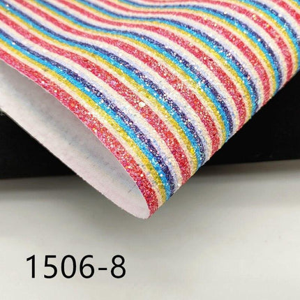 Glittering Leatherette Craft Sheets for Radiant Projects - Très Elite