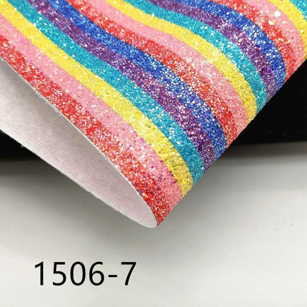 Glittering Leatherette Craft Sheets for Radiant Projects - Très Elite