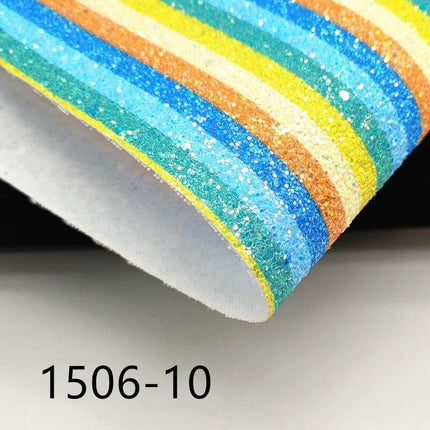 Glittering Leatherette Craft Sheets for Radiant Projects - Très Elite