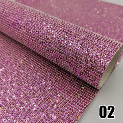 Glittering Luxe Faux Leather Crafting Sheet for Creative DIY Projects - Très Elite