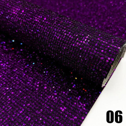 Glittering Luxe Faux Leather Crafting Sheet for Creative DIY Projects - Très Elite