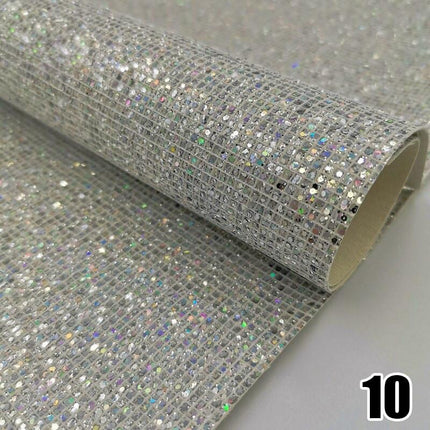 Glittering Luxe Faux Leather Crafting Sheet for Creative DIY Projects - Très Elite