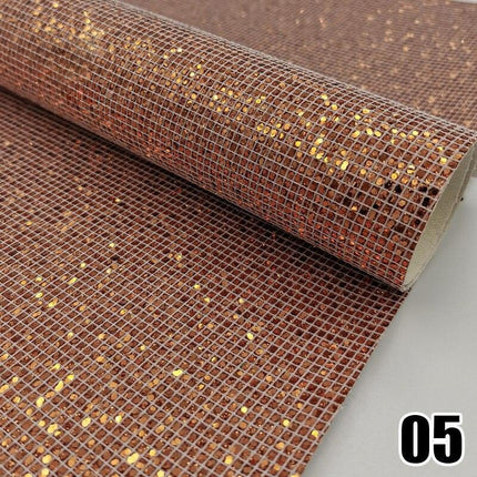 Glittering Luxe Faux Leather Crafting Sheet for Creative DIY Projects - Très Elite