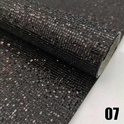 Glittering Luxe Faux Leather Crafting Sheet for Creative DIY Projects - Très Elite