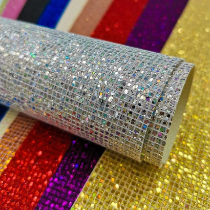 Glittering Luxe Faux Leather Crafting Sheet for Creative DIY Projects - Très Elite