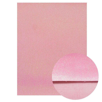 Glittering Pink Snake Print Faux Leather Craft Sheets for Creative Projects - Très Elite