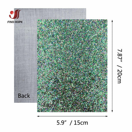 Glittery Leatherette Fabric Sheet Collection - Ultimate Crafting Essentials Bundle - Très Elite