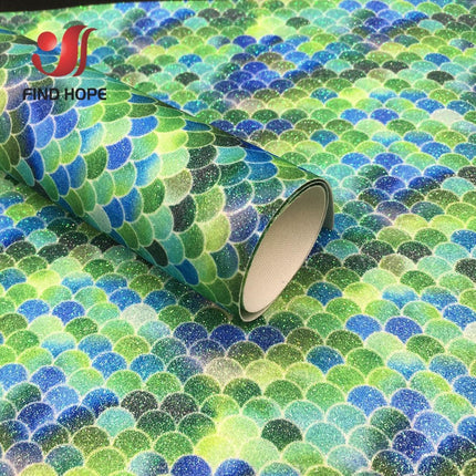 Glittery Rainbow Craft Fabric - 20x30cm Iridescent Art Supplies - Très Elite