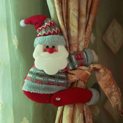 Global Festive Doll Curtain Adornment - Elevate Your Holiday Spirit with International Flair