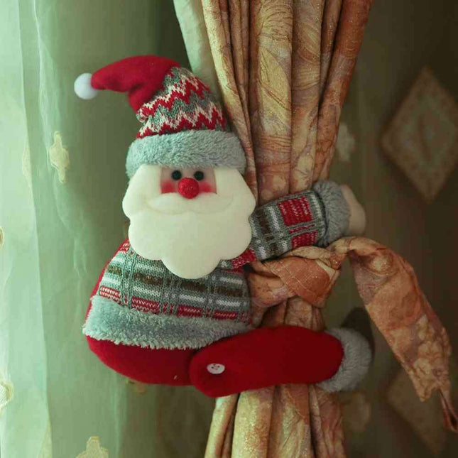 Global Festive Doll Curtain Adornment - Elevate Your Holiday Spirit with International Flair