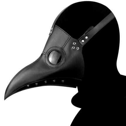 Gothic Plague Doctor Beak Mask - Elegant Costume Essential for Cosplay and Themed Gatherings.