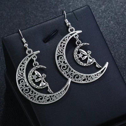 Gothic Skeleton Skull Dangle Earrings - Handmade Halloween Statement Jewelry for Fearless Fashionistas - Très Elite