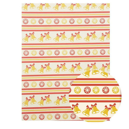 Christmas Bow Leather Crafting Sheets for Creative Holiday Projects