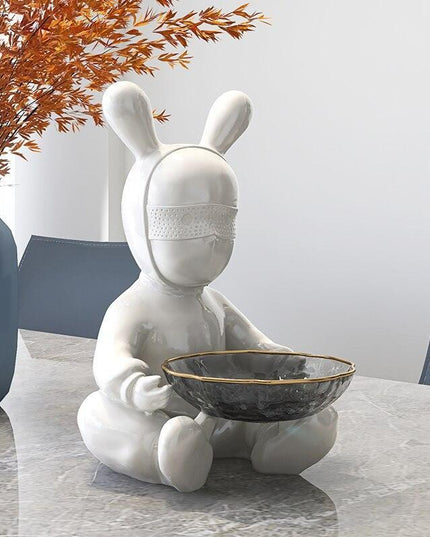 Charming Fortune Cat Key Organizer Sculpture for Modern Home Aesthetics