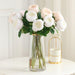 Elegant 5-Piece Realistic Rose Artificial Flowers Bouquet with Moisturizing Simulation