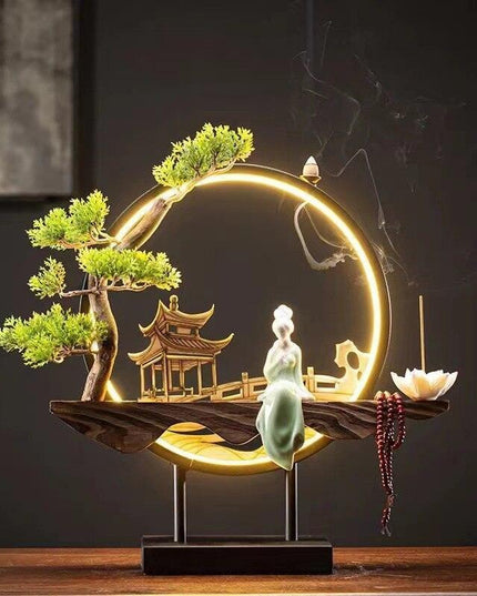 Serenity Flow Ceramic Backflow Incense Burner