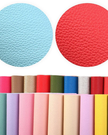 Sophisticated Lychee Grain Faux Leather Fabric for Artisan Crafting