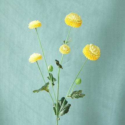 Elegant Silk Chrysanthemum Daisy Stem - Premium Artificial Floral Accent for Upscale Decor