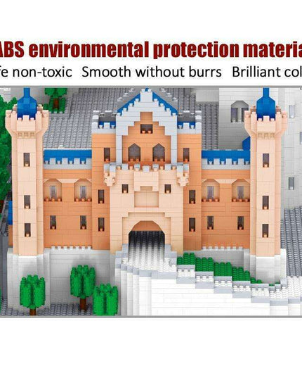 Swan Castle 11810-Piece Creative Building Block Set for Imaginative Play