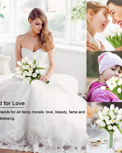 Delightful Mini Tulip Bouquet: A Touch of Timeless Floral Charm