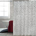 Modern Chic Geometric Striped Shower Curtain Set - Enhance Your Bathroom Oasis