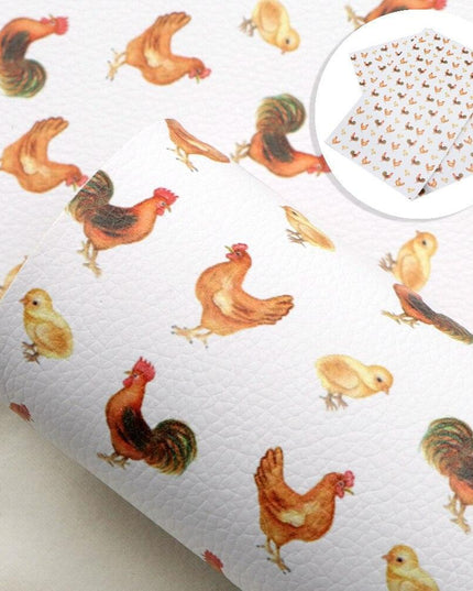 Blooming Elegance: Premium Floral Faux Leather for Inspired DIY Creations