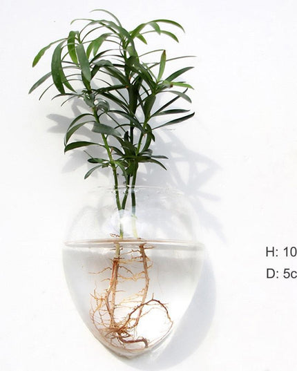 Nordic-Inspired Elegant Glass Hanging Vase for Stylish Home Accents