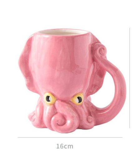 Whimsical 3D Octopus Coffee Mug - Quirky and Practical Delight