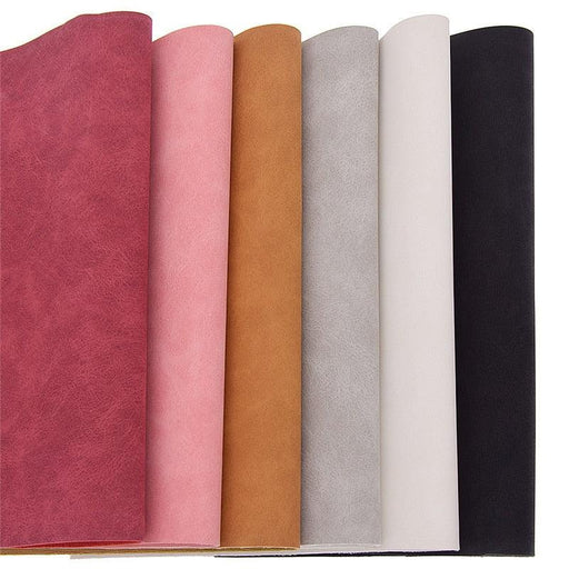 Artistic Lychee Life A4 Faux Suede PU Leather Sheet: Crafting Excellence