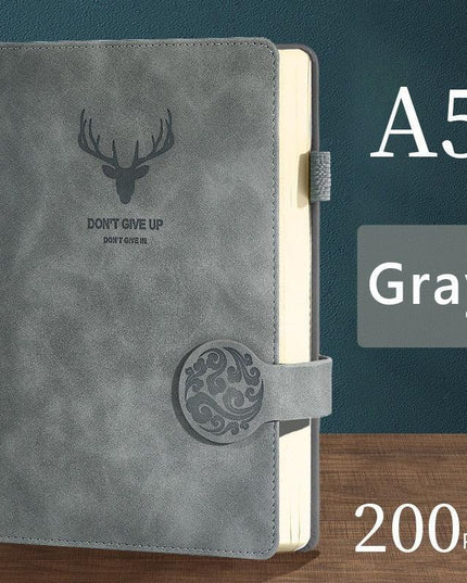 Luxurious A5 Leather-bound Journal: 200 Pages for Creative Expression