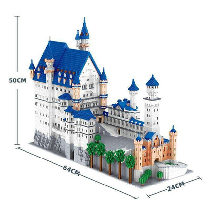 Swan Castle 11810-Piece Creative Building Block Set for Imaginative Play