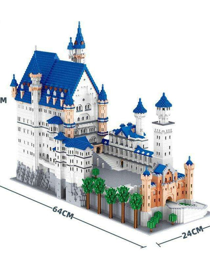 Swan Castle 11810-Piece Creative Building Block Set for Imaginative Play