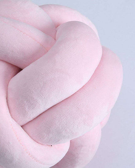 Delightful Handcrafted Emerald Knot Pillow - Luxurious Plush Accent for Every Space