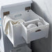 Foldable Laundry Basket - Space-Saving Wall-Mounted Storage Solution